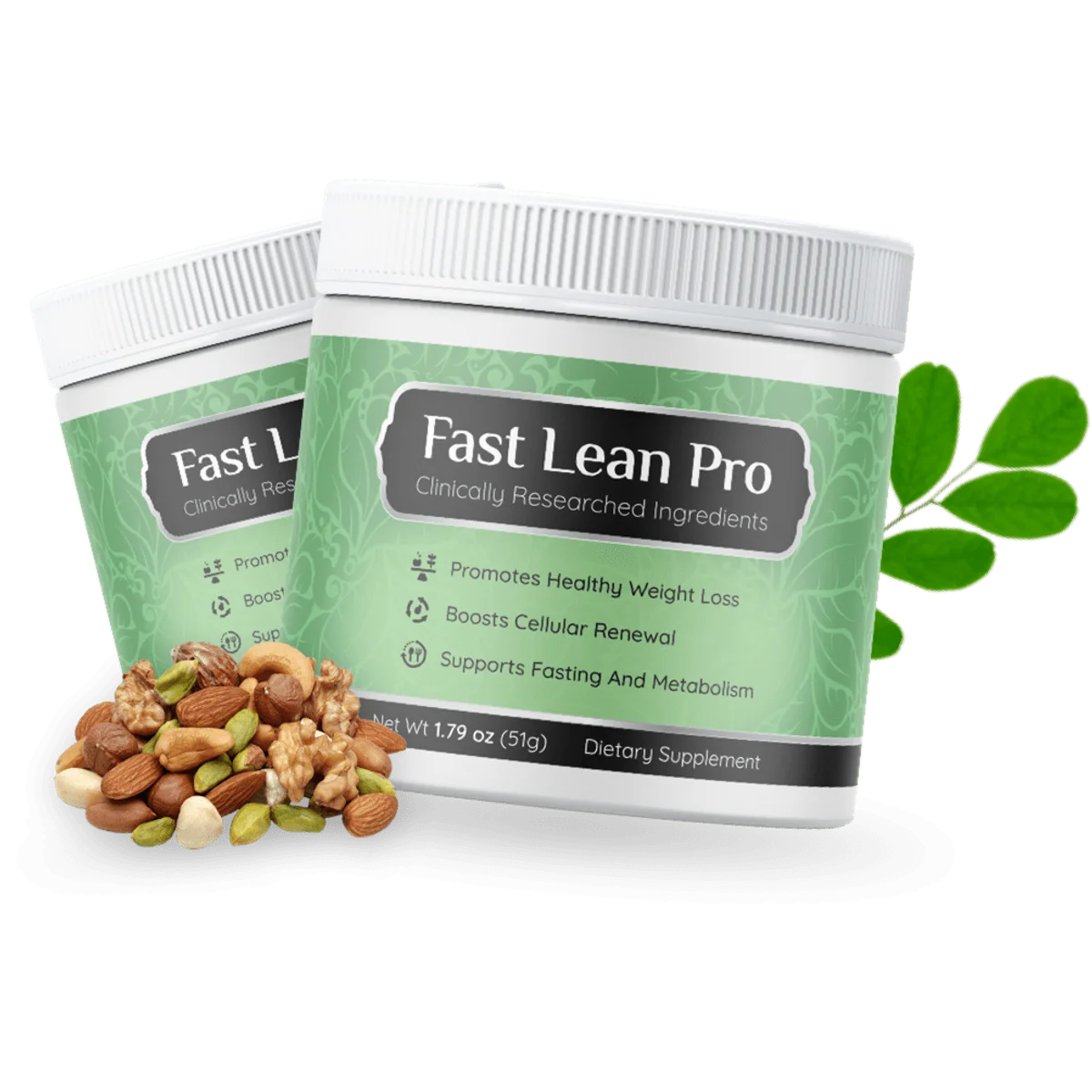 Fast Lean Pro Weight Management Supplement Bottle (Front Label)